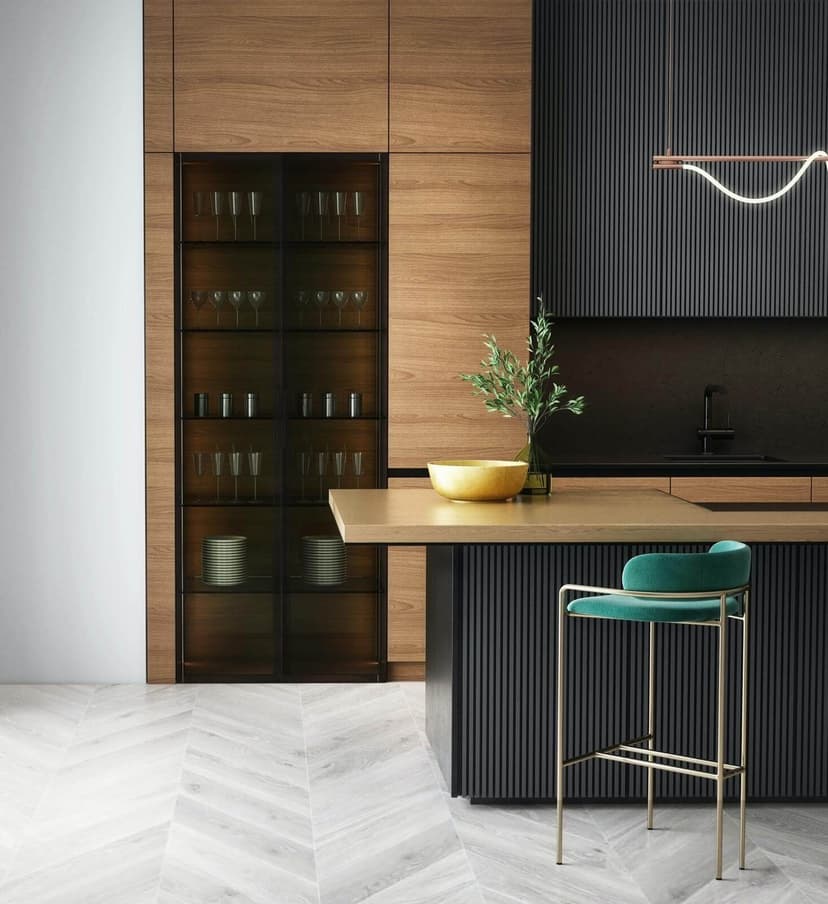 Modern kitchen interior